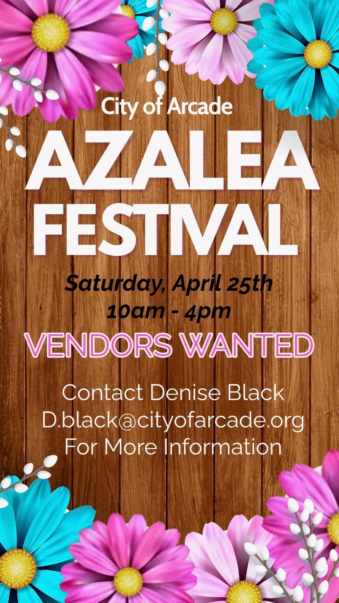 City of Arcade Azelea Festival 2026